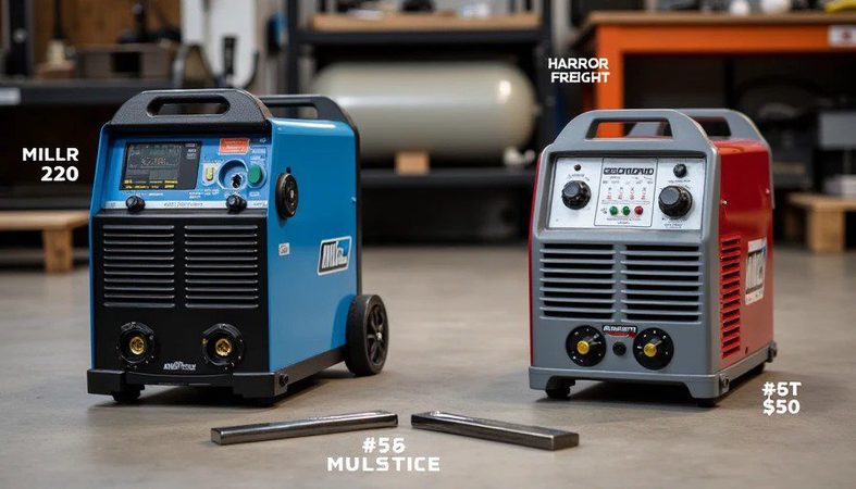 Harbor Freight Titanium MIG vs. Miller Multimatic 220: side‑by‑side lap joint test on 16ga. I was genuinely surprised by the results.