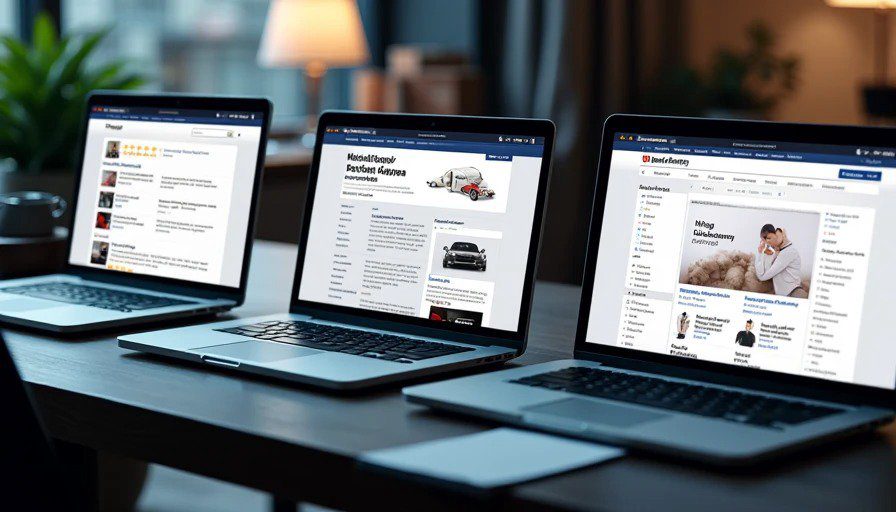 Three laptop screens – Blackhawk Japan, Nengun Performance, RHDJapan – go‑to sources for OEM and aftermarket parts