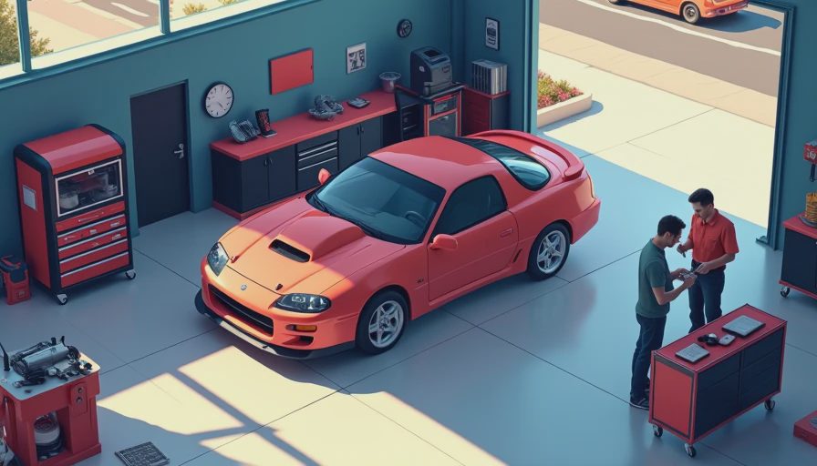 Illustration for hood scoop cold air intake