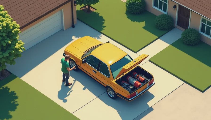 Visual context for bmw e30 trunk organizer
