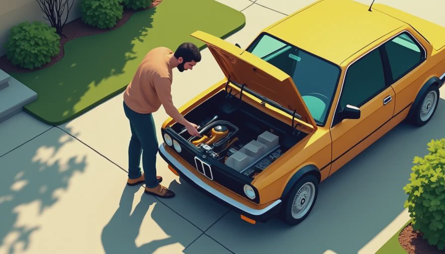 Illustration for bmw e30 trunk organizer